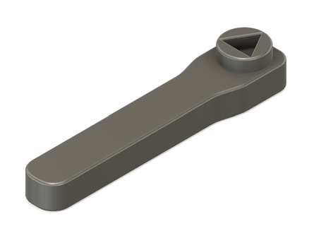 dreieckig Schlüssel Werkzeuge Werkzeug 3d print model - Mito3D