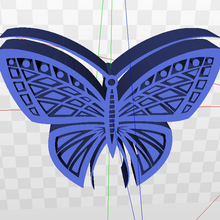 tribal butterfly insect 3d print model - Mito3D