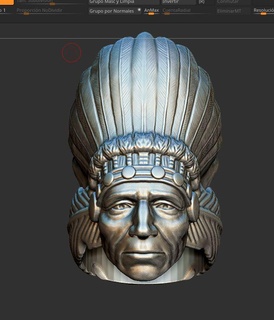 tribal chief's ring ring ring indian tribe indian cherokee indian cherokee  3d print model - Mito3D