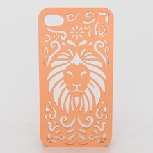tribal lion floral cas de l'iphone 5 5s art protéger chute accident apple 3d print model - Mito3D