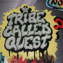 kabile quest logosu sanat denir grup logoları hip hop rap 3d print model - Mito3D