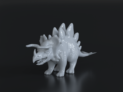 triceratopos dinosaurio animales jurásico parque t rex tiranosaurio 3d print model - Mito3D