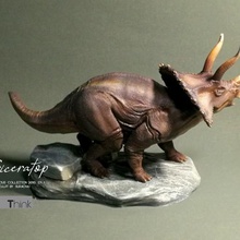 triceratops art figura giocattolo dinosauro animale 3d print model - Mito3D
