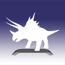 triceratops - dinosauro giocattolo design di stampa 3d art arte animale 3d print model - Mito3D
