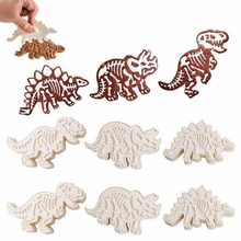 triceratops cookie cutter home dino crackers dinosaur 3d print model - Mito3D