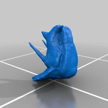 triceratops cabeza juego dinosaurio jurásico animales 3d print model - Mito3D