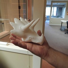 triceratops tête jeu les dinosaures animaux 3d print model - Mito3D