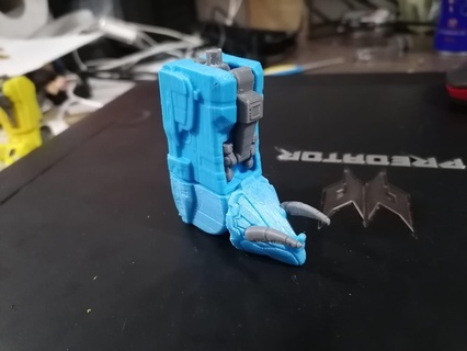 triceratopo mmpr mini pla vari energia ranger super sentai megazord blu zord tryceratops potente morphin 3d print model - Mito3D