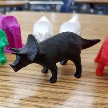test baskı triceratops çeşitli abbymath 19 öğrenme modeli eğlenceli oyuncaklar çocuklar dinozor 3d print model - Mito3D