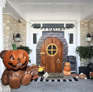 trick treat bear halloween2023 halloween pumpkin cute spooky 3d print model - Mito3D