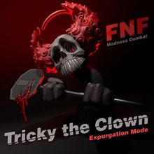tricky clown fnf toy game indie horror friday night funkin 3d print model - Mito3D