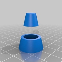 tricolor traffic cone 3d_printing_tests 3d print model - Mito3D
