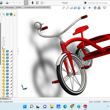 tricycle assembly 3d print model - Mito3D