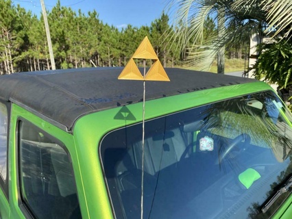 triforce antenne Balle topper voiture Légende Zelda nintendo automobile auto voitures véhicule 3d print model - Mito3D