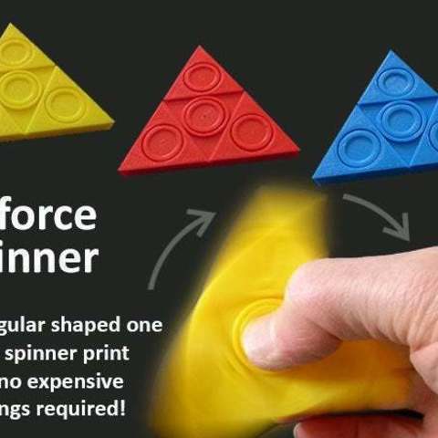 triforce fidget spinner gadget triangle toys toy spinning spin present popular one-piece novelty novel moving model gifts gift games game gadgets fun hand entertainment entertaining entertain cool bearings bearing awesome sauce 3D print model - Mito3D