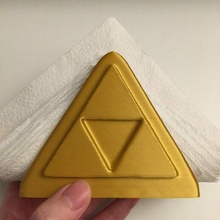 triforce napkin holder - legend zelda video game breath of the wild minimal ocarina time 3d print model - Mito3D