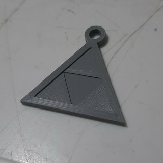 triforce pendant legend zelda 3d print model - Mito3D