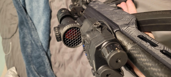 trijicón hermano killflash rojo punto cubierta carcasa funda protector glock ar ar15 lente 3d print model - Mito3D