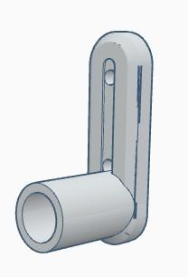trim tube peg left side xiaomi scooter electric mijia m365 pro essential bowl 3d print model - Mito3D