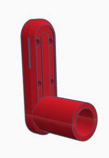 trim tube peg right side xiaomi scooter electric mijia m365 pro essential bowl 3d print model - Mito3D