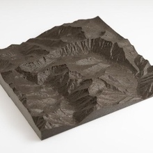 trinity alps haritalar çeşitli spor açık havada arazi göster dem caribou göller canyon creek lakes 3d print model - Mito3D