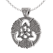 trinity necklace god jewelry pendant art silver 3d print model - Mito3D