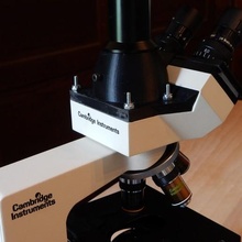 trinokular Mikroskop Fototube Adapter Teller 3d print model - Mito3D