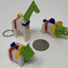 trio Schlüsselbund Rätsel Schlüsselanhänger puzzle keychain autodesk fusion 360 ultimaker 3d print model - Mito3D