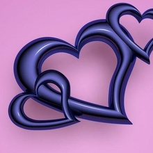 triplicare cuore fascino amore collana gioielleria 3d print model - Mito3D
