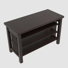 triple plateau de la table maison le stockage les armoires cabinet cabine trois tri en bois magasin l'ameublement mobilier étagère 3d print model - Mito3D