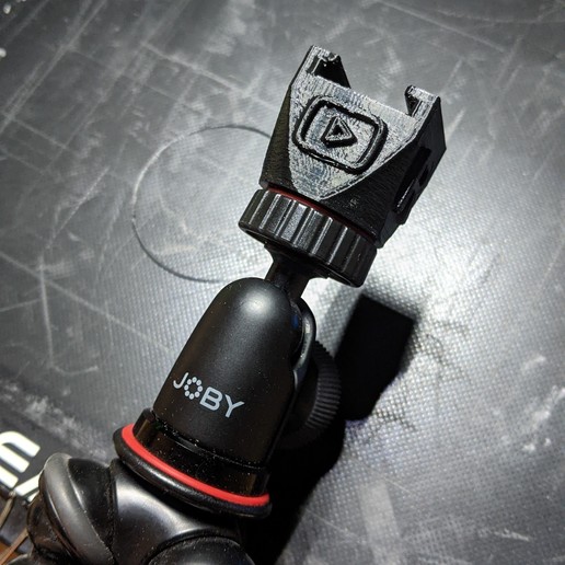 tripod cold shoe adaptor 1 4-20 cs gadget camera mic rode vlog setup 3D print model - Mito3D