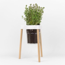 trépied de plantation pot confiture la maison hack boutique ateliervous jar yaourt vase déco conception greffe floraison fleurs 3d print model - Mito3D