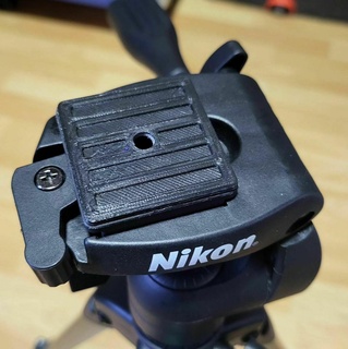 trípode plato Nikon fotográfico trípodes fotografía repuesto reflejo 3d print model - Mito3D