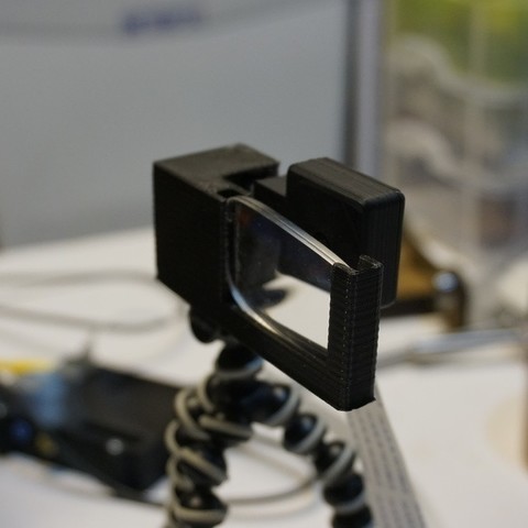 tripé raspberry pi de montagem câmera lente corretiva ferramenta Impressora 3d acessórios em raspberrypi octoprint câmara ocotprint 3D print model - Mito3D
