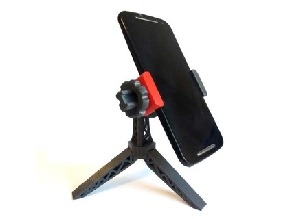 tripod screwless phone Tools support stable light easy transportable useful young old 3d print model - Mito3D