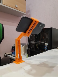 trépied table monter diffusion courant Téléphone tournage 3d print model - Mito3D