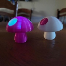 trippy conduziu cogumelo 3d print model - Mito3D