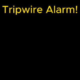 tripwire perimetro allarme campeggio casa sicurezza airsoft 3d print model - Mito3D