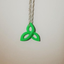triquetra kolye takı aksesuar sanat celtic celticdesign knot knotwork Hıristiyan Hıristiyanlık serin moda hediye Anahtarlık neclace trinity 3d print model - Mito3D