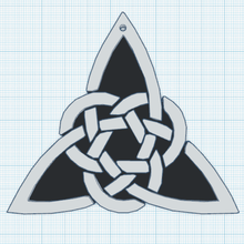 triquetra t2 celtique symbole symbolisme Breton Bretagne 3d print model - Mito3D