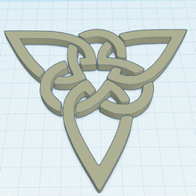 Triquetra keltisch symbole Symbolismus Bretonisch Bretagne 3d print model - Mito3D