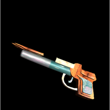 trishula gun low poly 3d print model - Mito3D