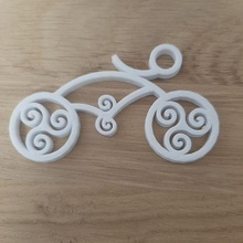 triskell bicycle key ring 3d print model - Mito3D