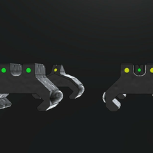 tritium night gun sights profile mussy design 3d print model - Mito3D