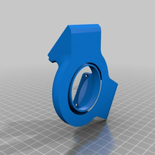 trium3d e3d effector fan duct delta v6 3d_printer_parts 3d print model - Mito3D
