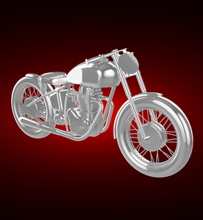 triomphe 500 grandiose prix 1949 moto bicyclette moteur vélo two wheeled véhicule motard sport vitesse turbo roadster hachoir 3d print model - Mito3D