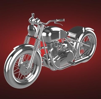 triomphe Bonneville 2017 1200cc moto bicyclette moteur vélo two wheeled véhicule motard sport vitesse turbo roadster hachoir 3d print model - Mito3D