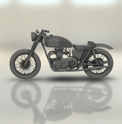 trionfo bonneville 750 t140 1981 moto motociclo bicicletta motore two wheeled veicolo motociclista sport turbo roadster chopper 3d print model - Mito3D