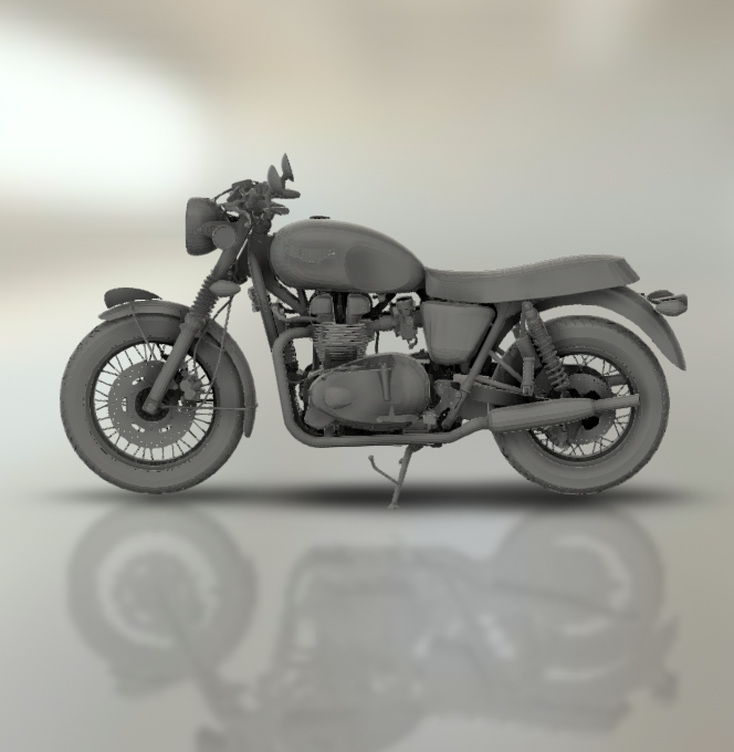 triumph bonneville stout 3D print model - Mito3D