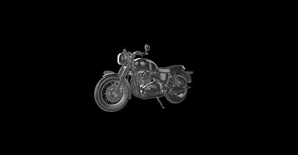 Triumph Bonneville Stout moto Motorrad Motor Fahrrad le la motorrad 3d print model - Mito3D